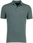 Polo Portofino donkergroen 3 knoopjes pique normale fit