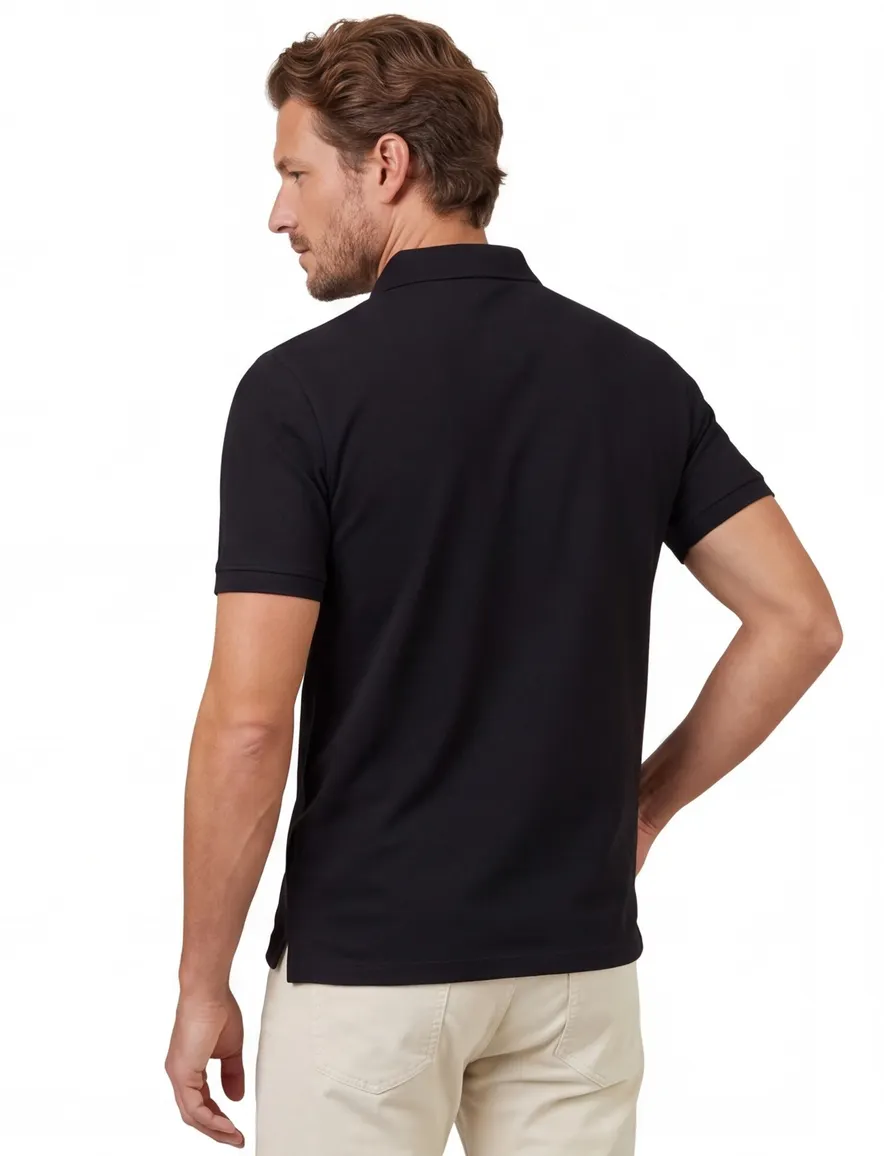 Portofino poloshirt zwart