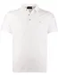Portofino polo wit extra lange fit