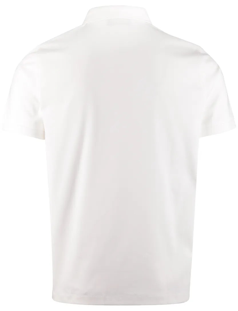 Poloshirt Portofino wit extra lang