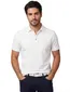 Portofino polo wit extra lange fit