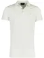 Poloshirt Portofino wit wijde fit katoen