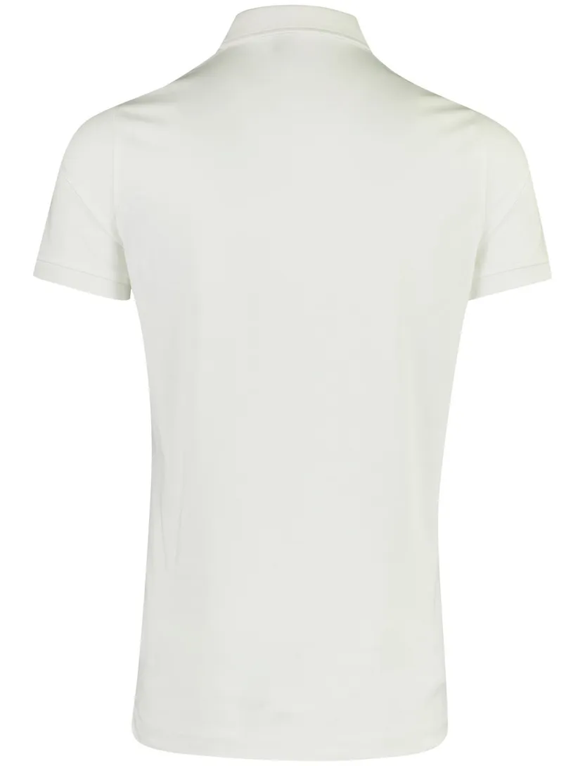 Wit poloshirt Portofino wijde fit