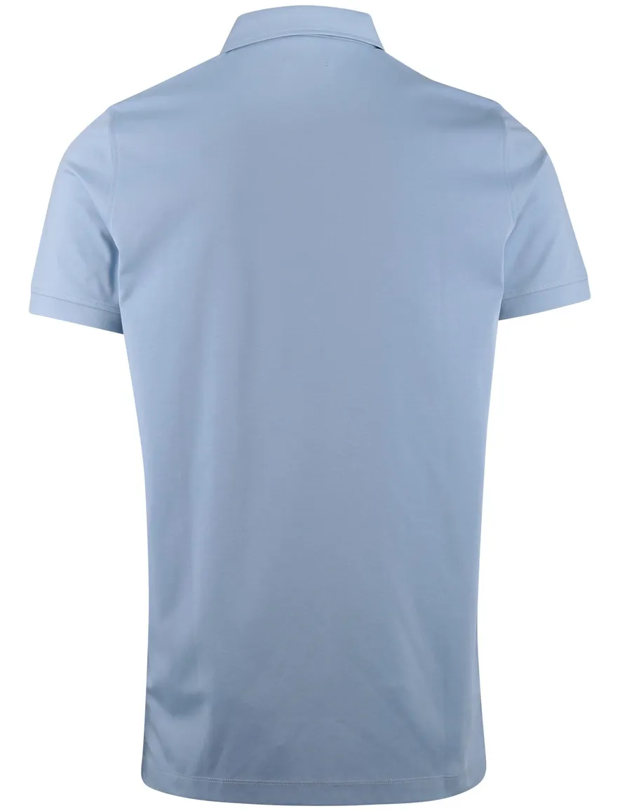 Portofino polo blauw extra lange fit