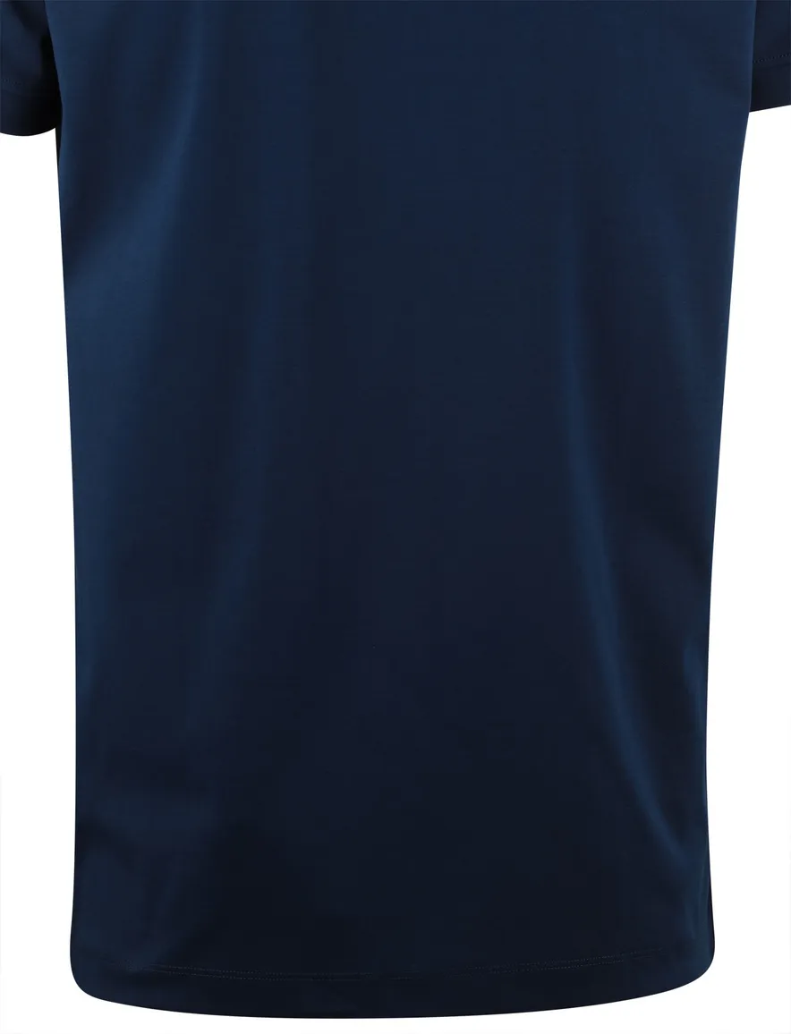 Portofino extra long fit polo donkerblauw