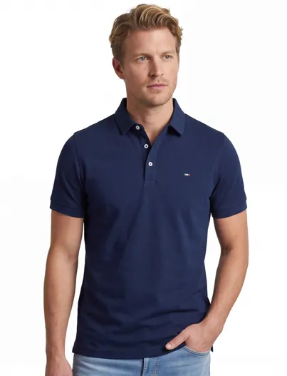 Portofino Poloshirt Portofino donkerblauw extra lang