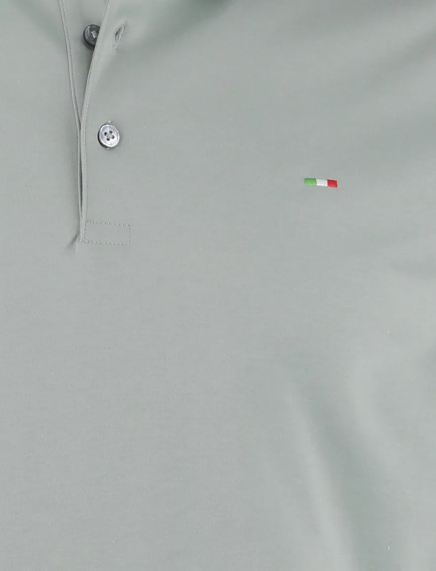 Portofino extra long fit polo groen