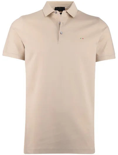 Portofino 3-knoops extra long fit Portofino polo beige