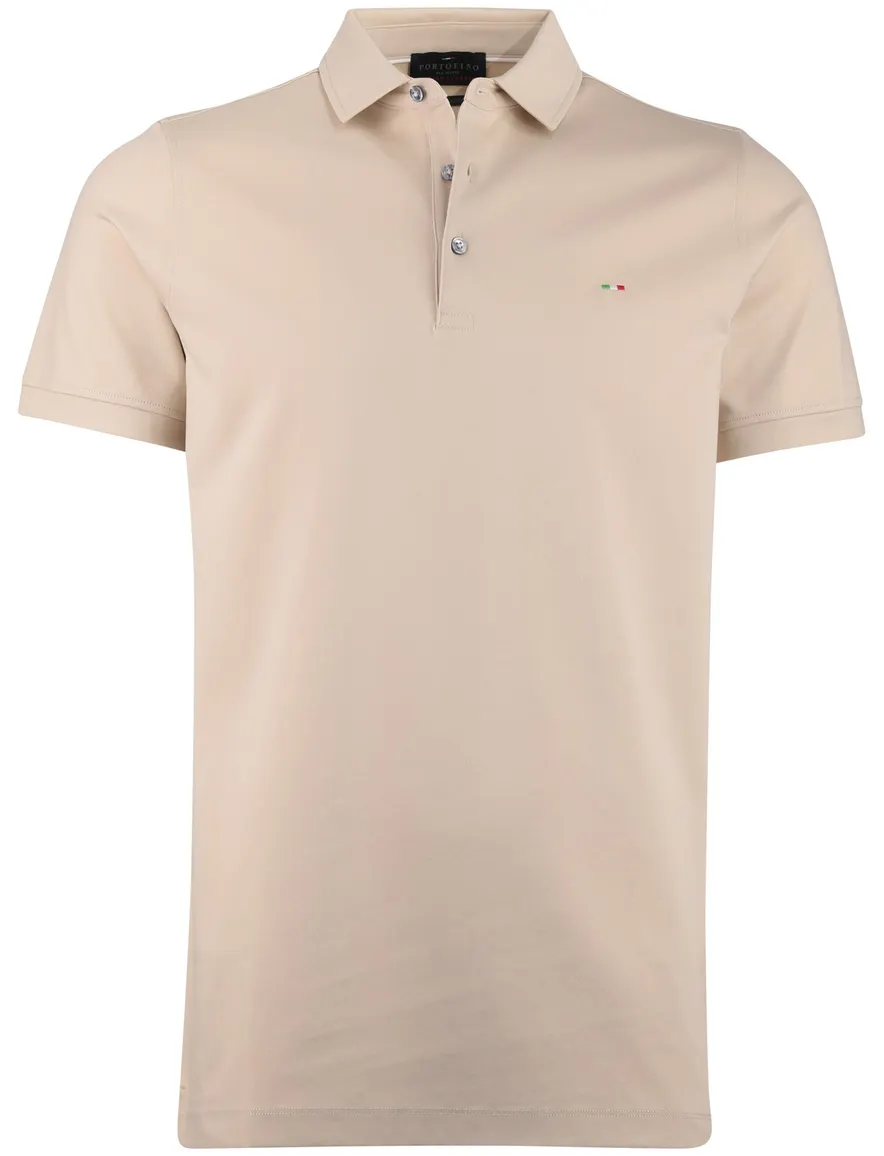 Portofino polo beige extra lange fit