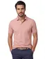 Roze polo Portofino 3 knoopjes