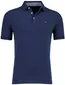 Donkerblauwe poloshirt Portofino 3 knoops pique