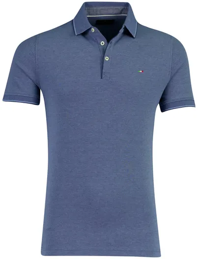 Portofino Blauw Portofino polo normale fit 3 knopen