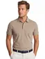 Portofino poloshirt 3 knoops sluiting bruin pique