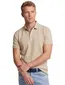 Beige Portofino polo pique normale fit 3 knopen