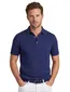 Poloshirt Portofino donkerblauw gemêleerd wijde fit