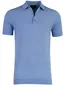 Portofino poloshirt lichtblauw gemêleerd katoen wijde fit