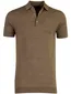 Poloshirt Portofino bruin gemêleerd 100% katoen