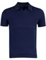 Poloshirt Portofino gemêleerd donkerblauw wijde fit