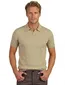 Poloshirt Portofino beige gemêleerd wijde fit