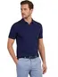 Portofino polo extra lang donkerblauw v-hals