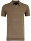 Portofino polo extra lang bruin v-hals
