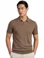Portofino polo extra lang bruin v-hals