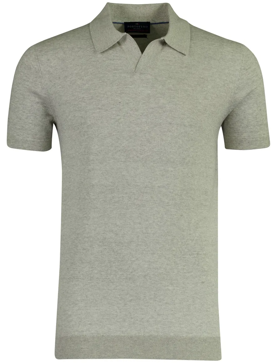 Portofino polo extra lang grijs