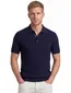Poloshirt Portofino donkerblauw normale fit korte mouw