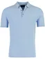 Lichtblauw poloshirt Portofino structuur normale fit