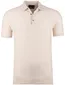 Polo extra lang Portofino roze gestreepte textuur korte mouw