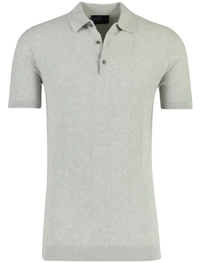 Portofino poloshirt korte mouw grijs Portofino