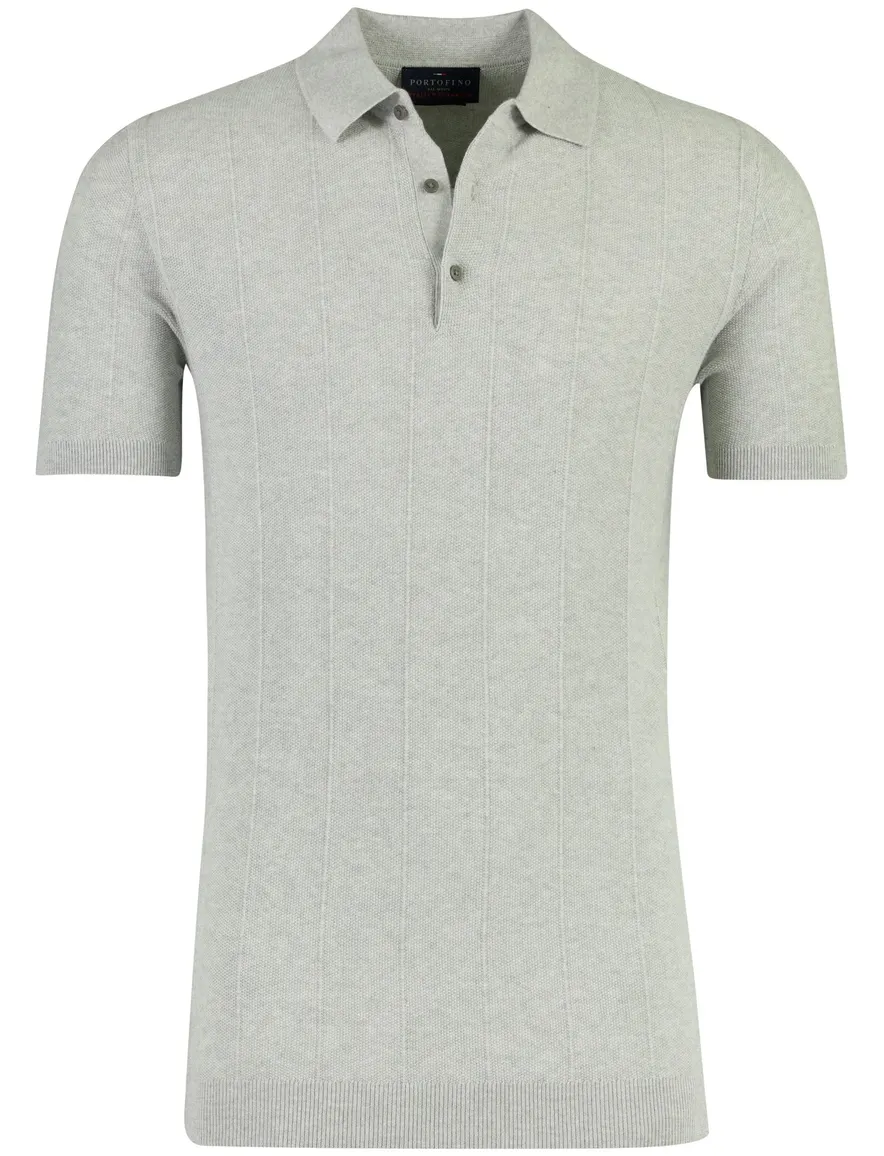 poloshirt korte mouw grijs Portofino