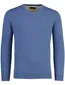 Portofino trui v-hals gemêleerd blauw