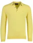 Portofino poloshirt 3 knoops geel gemeleerd