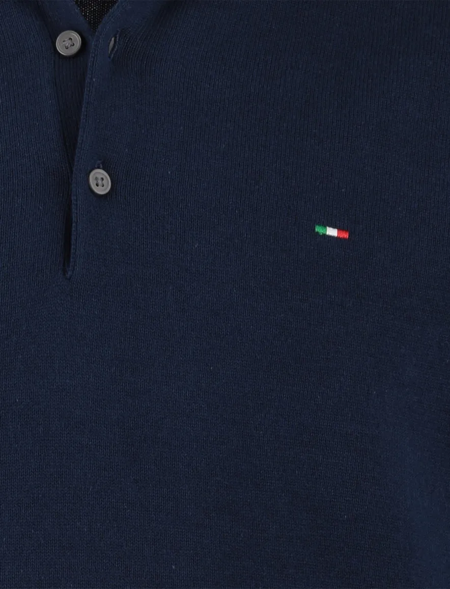 Portofino polo 3 knoops navy