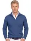 trui Portofino half zip blauw zwarte rits normale fit