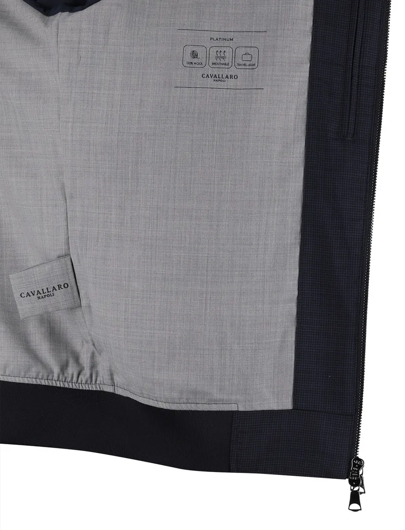 Zomerjas Cavallaro Ozzanio donkerblauw normale fit