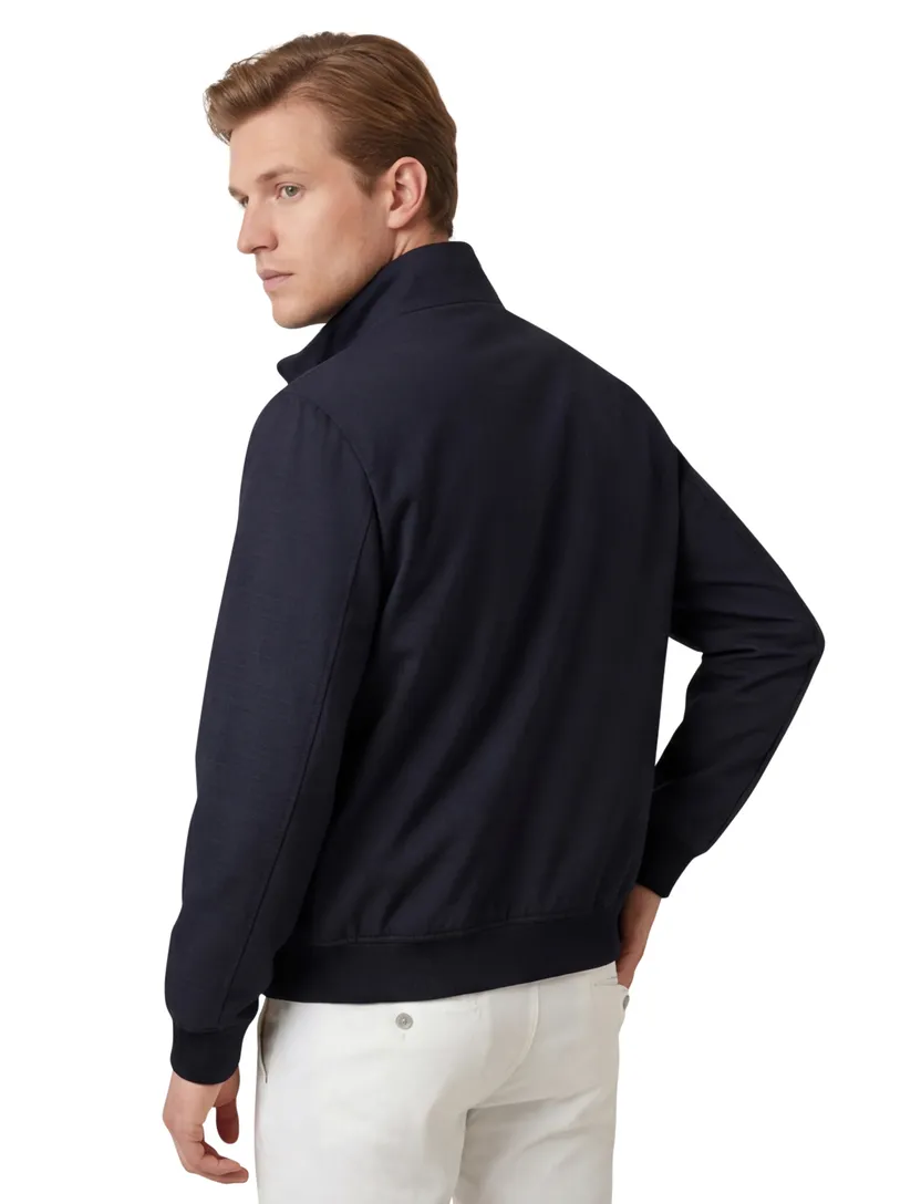 Zomerjas Cavallaro Ozzanio donkerblauw normale fit