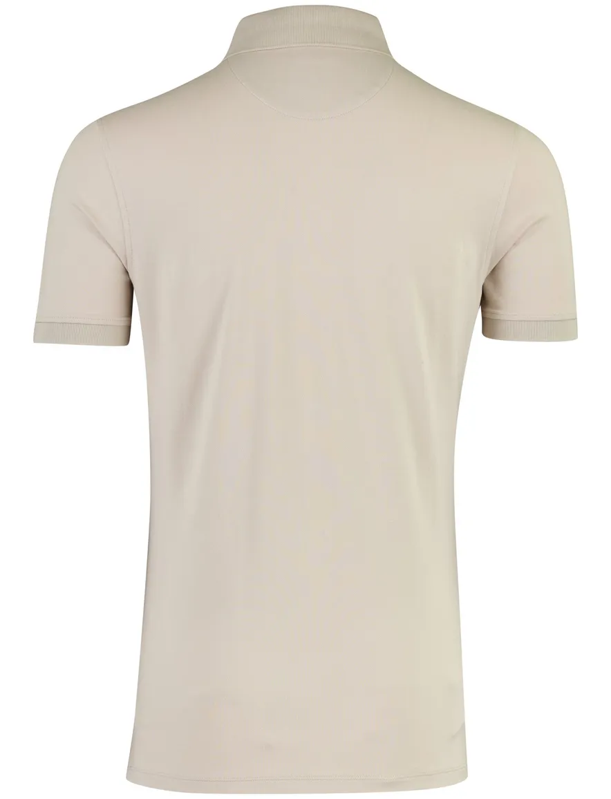 Beige korte mouw Bavegio Cavallaro polo