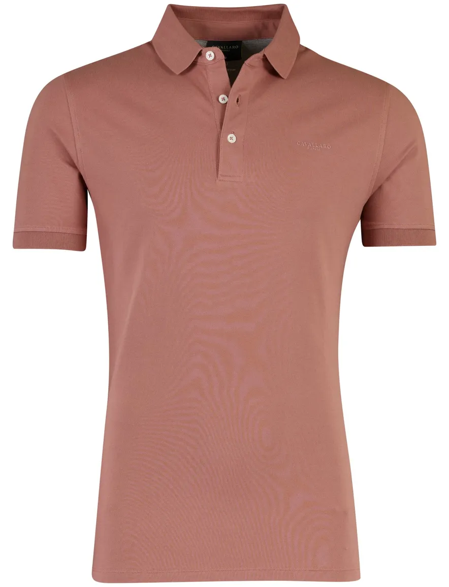 Cavallaro Bavegio polo korte mouw roze