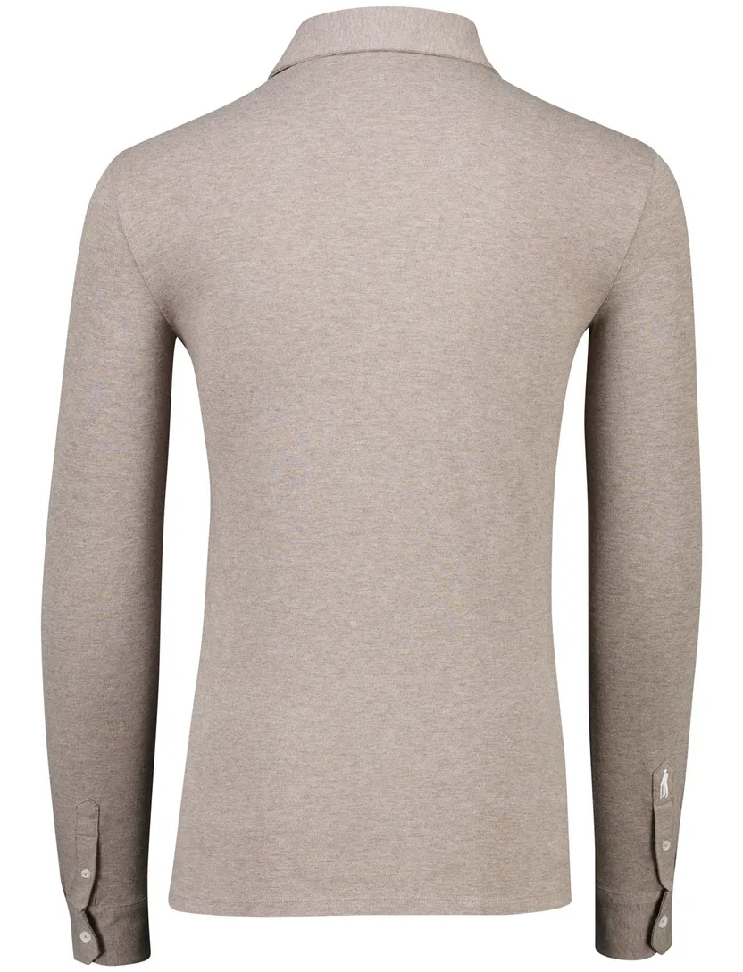 Poloshirt beige Cavallaro Camicia katoen