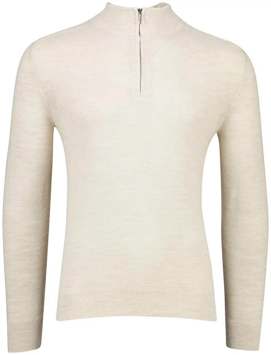 Cavallaro Palio Half Zip trui beige