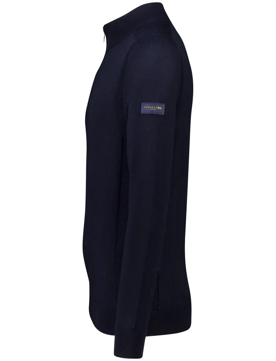 Cavallaro Palio Half Zip Trui donkerblauw