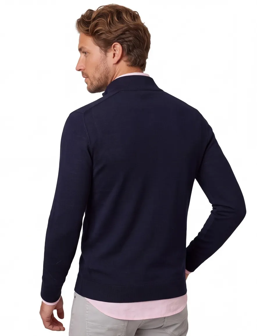 Cavallaro Palio Half Zip Trui donkerblauw