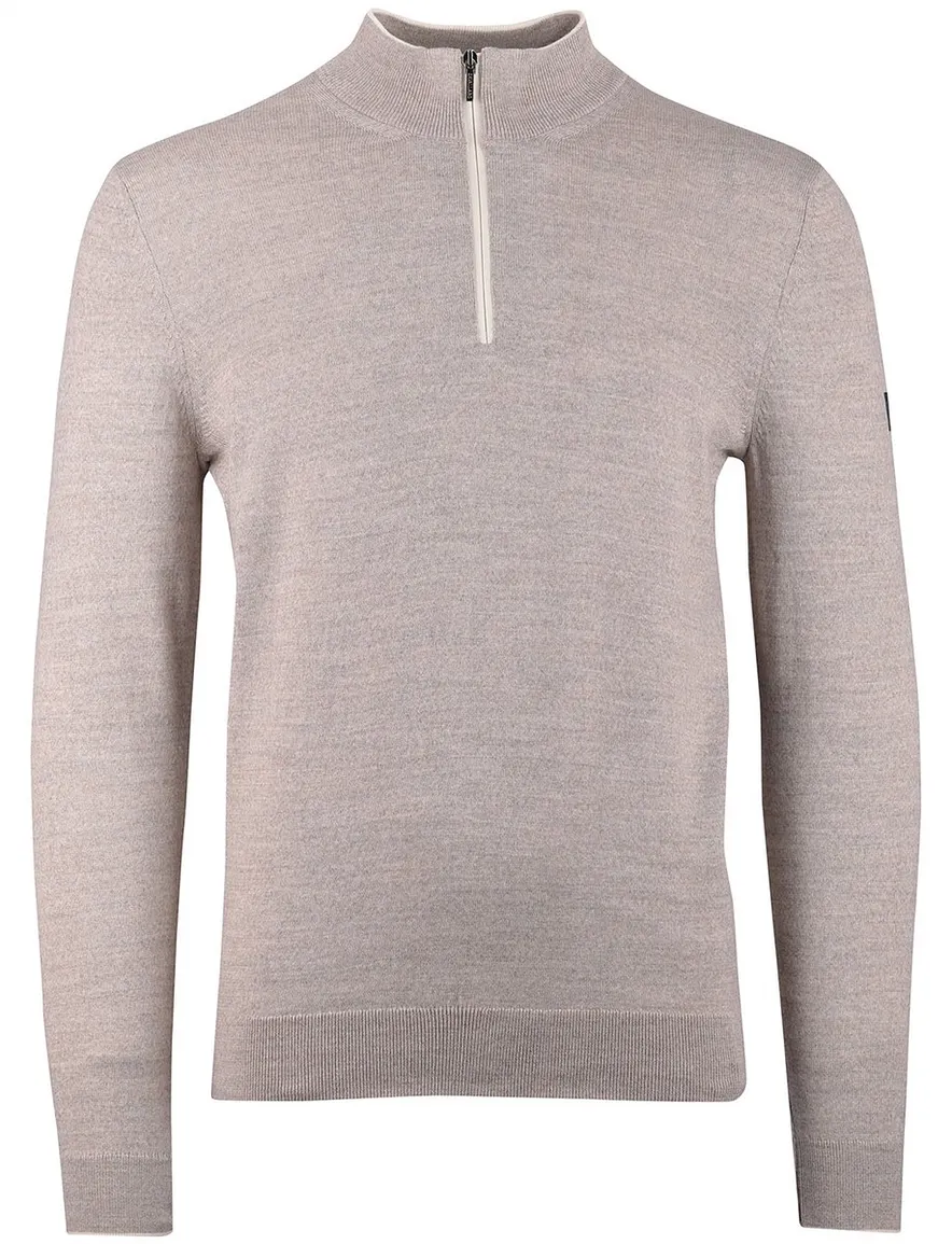 Cavallaro Fontanio Half Zip trui beige