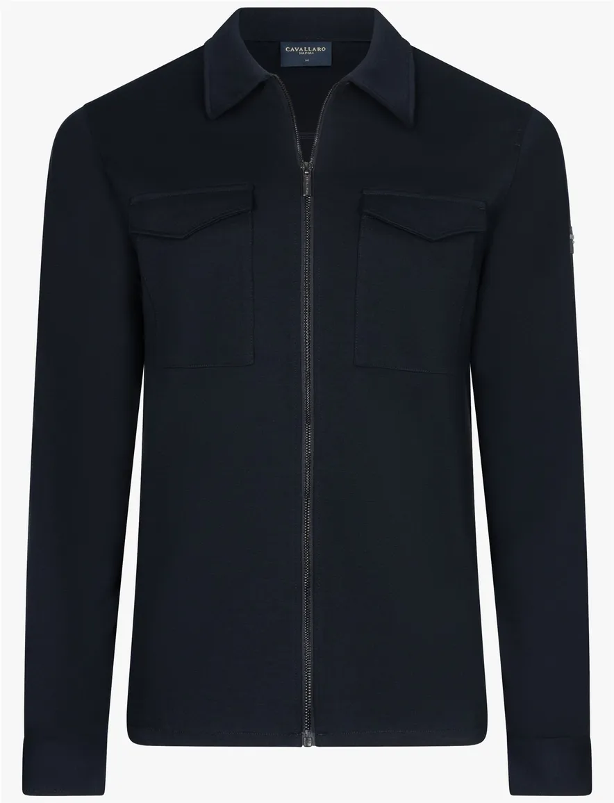 Cavallaro Zerino overshirt navy