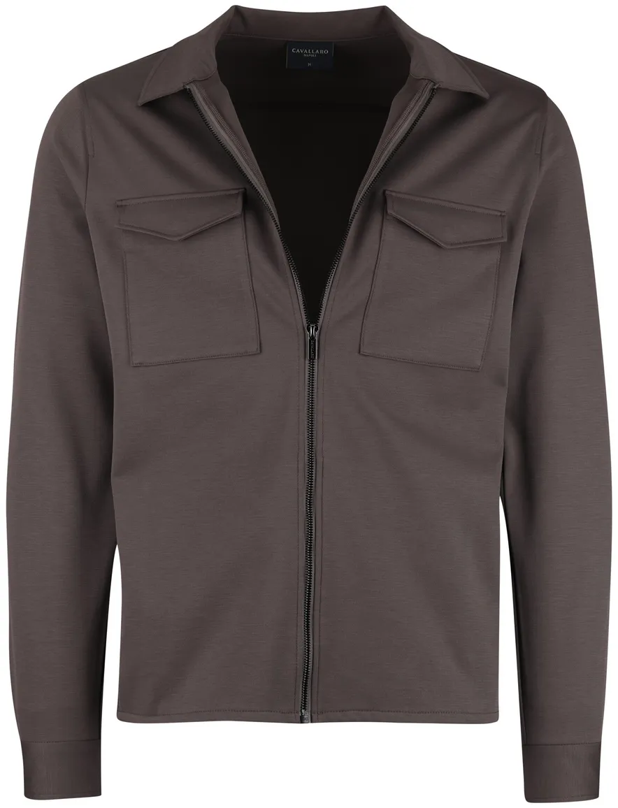 overshirt bruin Cavallaro Zerino
