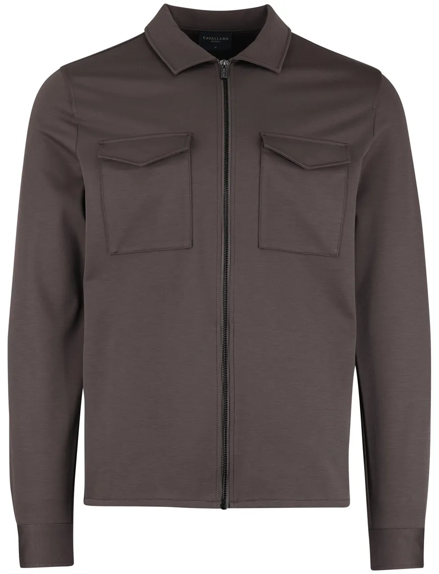 overshirt bruin Cavallaro Zerino