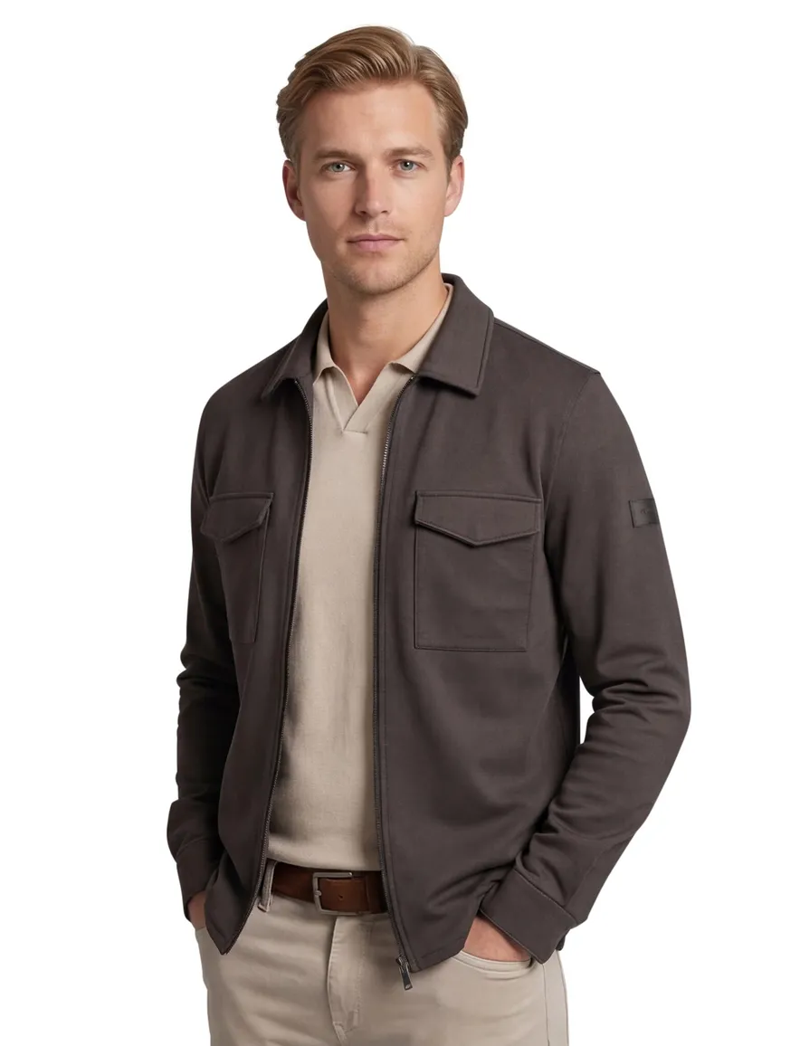 overshirt bruin Cavallaro Zerino