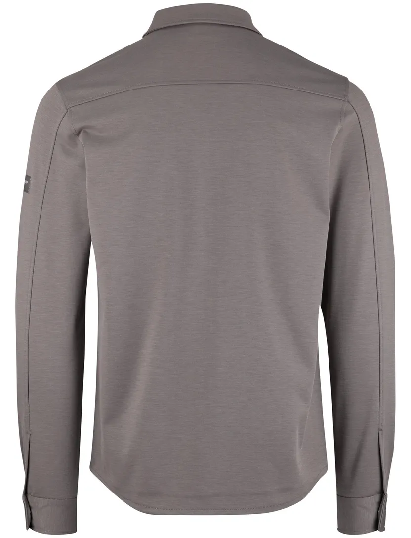 Overshirt bruin Cavallaro gemeleerd Zaverio